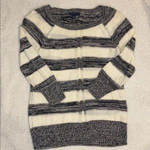 Stripped 3/4 Length Sleeve American Eagle Sweater